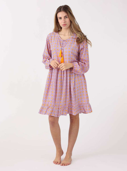 💕 Zwillingsherz Kleid "Magnolia" Blau
