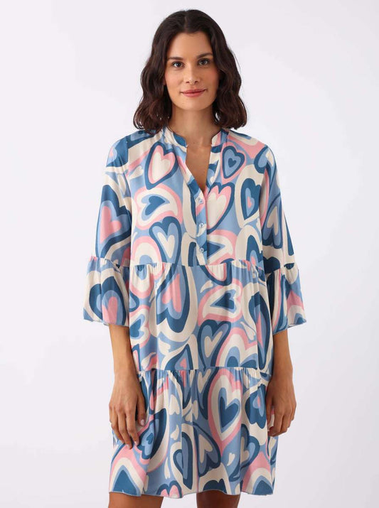 💕 Zwillingsherz Kleid "Maris" Blau