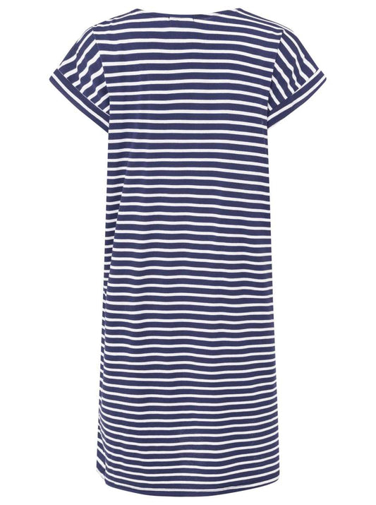💕 Zwillingsherz Kleid "Maritime Streifen" Navy