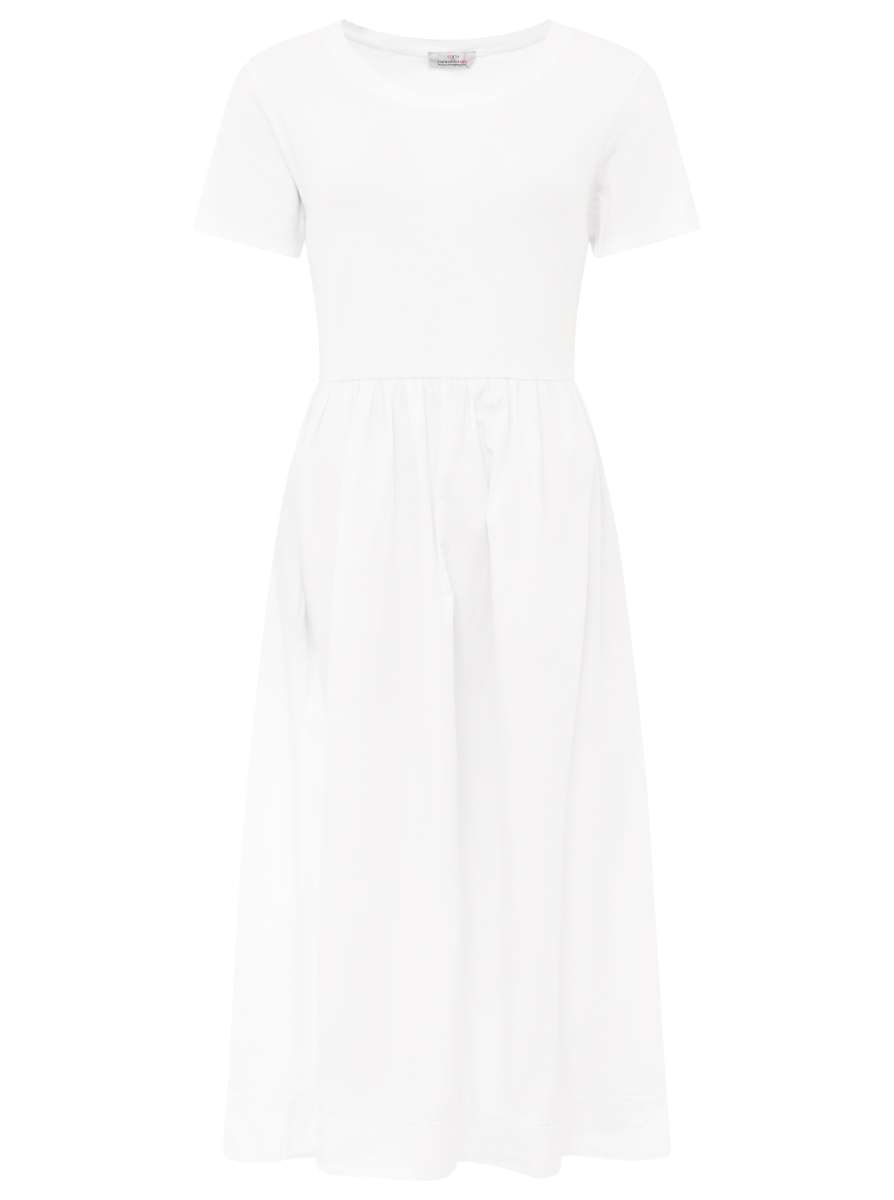 💕 Zwillingsherz Kleid "Strandspaziergang" 100 % Baumwolle Weiß
