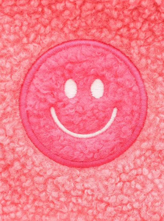 💕 Zwillingsherz Kosmetiktasche "Teddyplüsch & Smile" Pouch Pink