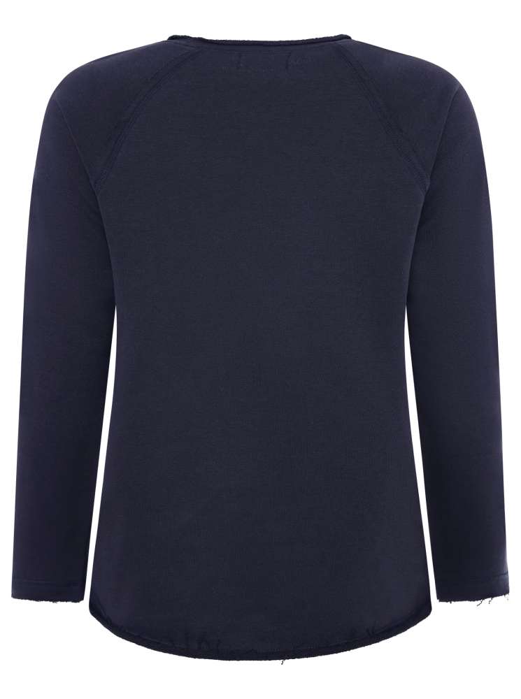 💕 Zwillingsherz Sweatshirt "Strandglück" Marine