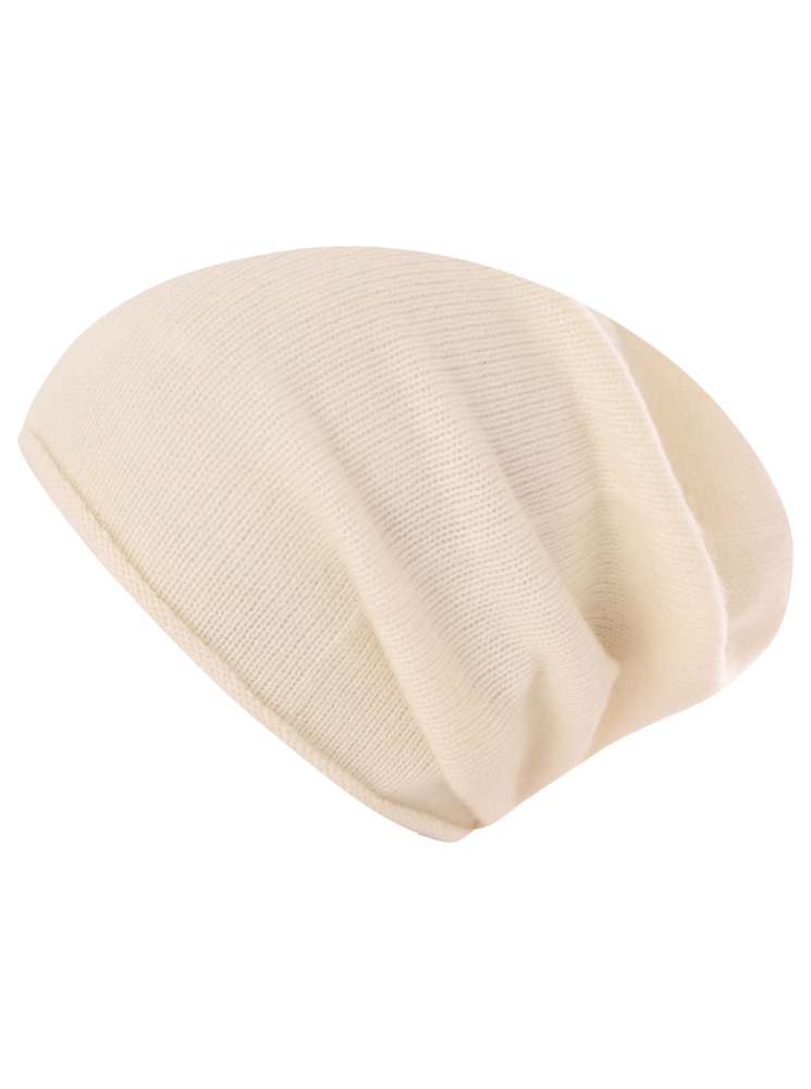 💕 Zwillingsherz Mütze Beanie 100 % Kaschmir Weiß