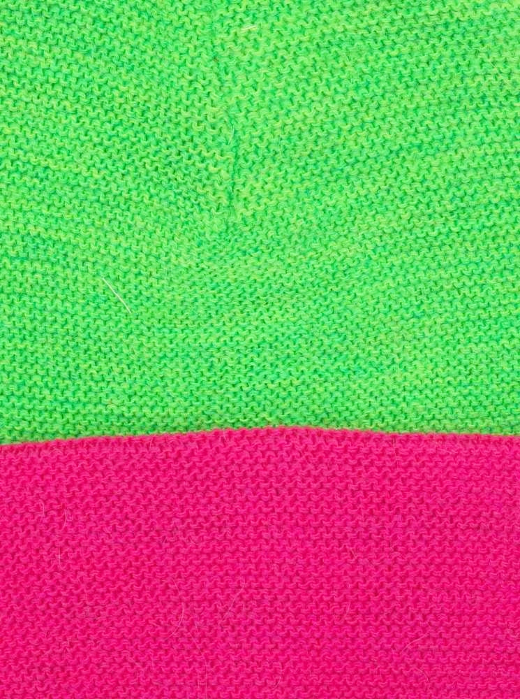 💕 Zwillingsherz Mütze "Wendemütze 1" Kaschmir Grün Pink