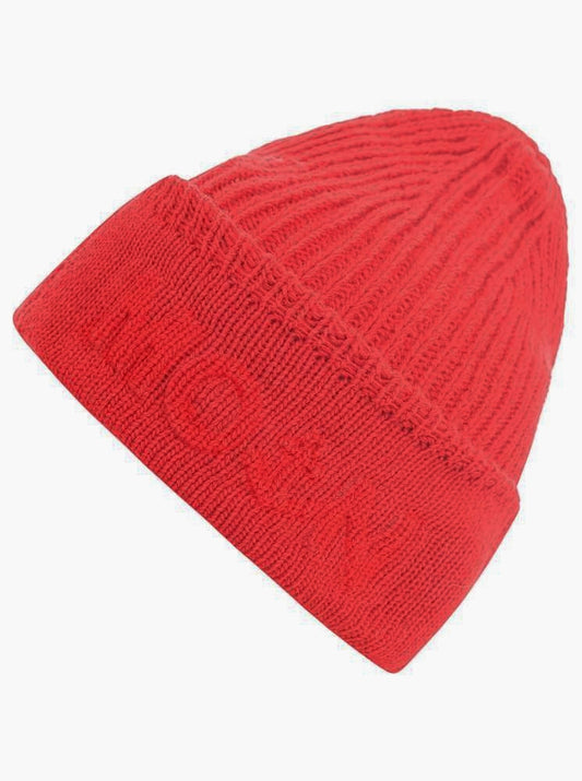 💕 Zwillingsherz Mütze "Moin Anker" Wolle Rot