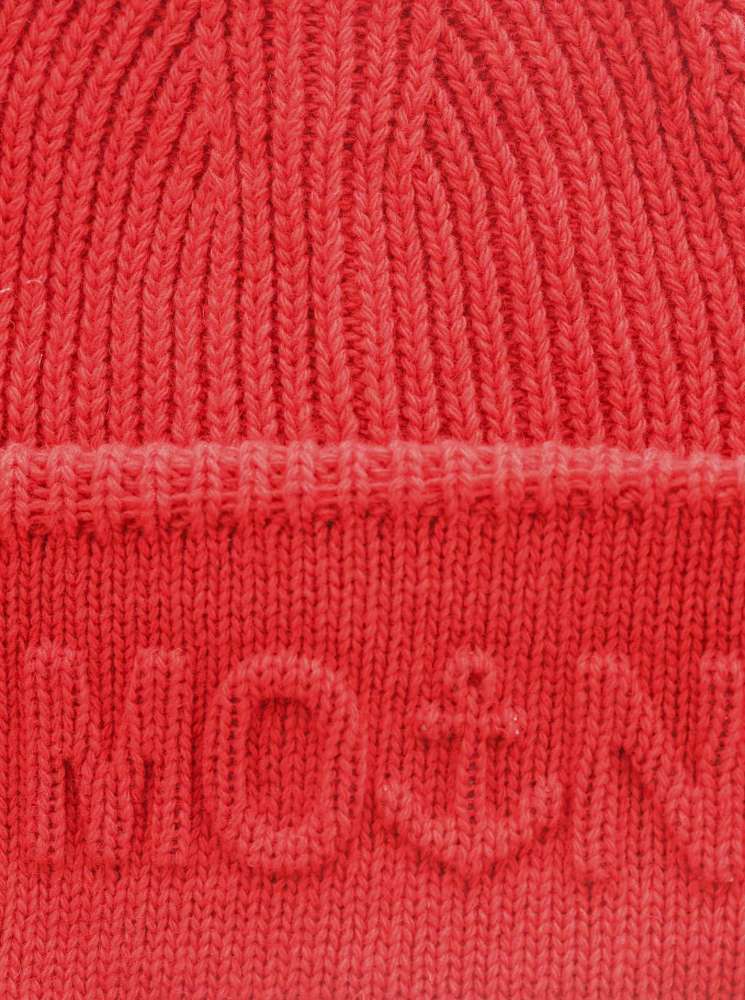 💕 Zwillingsherz Mütze "Moin Anker" Wolle Rot