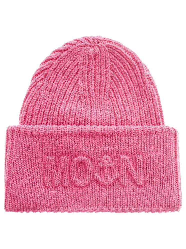 💕 Zwillingsherz Mütze "Moin Anker" Wolle Pink