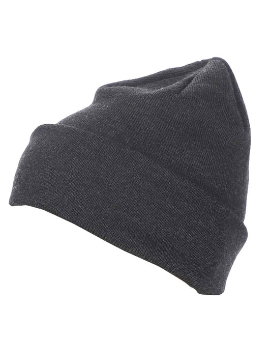 Mütze "Merino" Blogger 100 % Merino Wolle nachhaltig Anthrazit