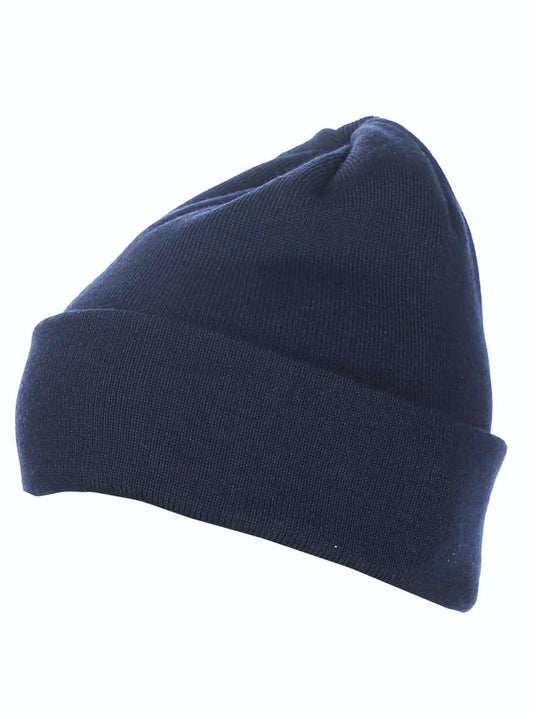 Mütze Herren "Merino" Blogger 100 % Merino Wolle nachhaltig Navy