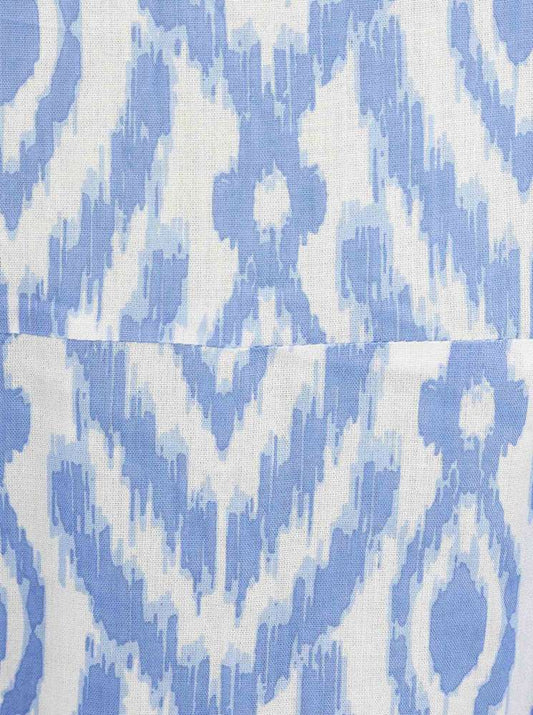 💕 Zwillingsherz Kleid Maxikleid "Aquarell Bögen" Off Shoulder Blau