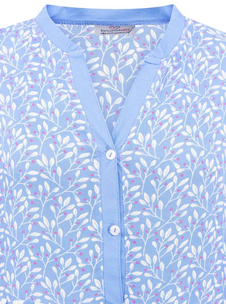 💕 Zwillingsherz Maxikleid "Happy Mind" Hellblau