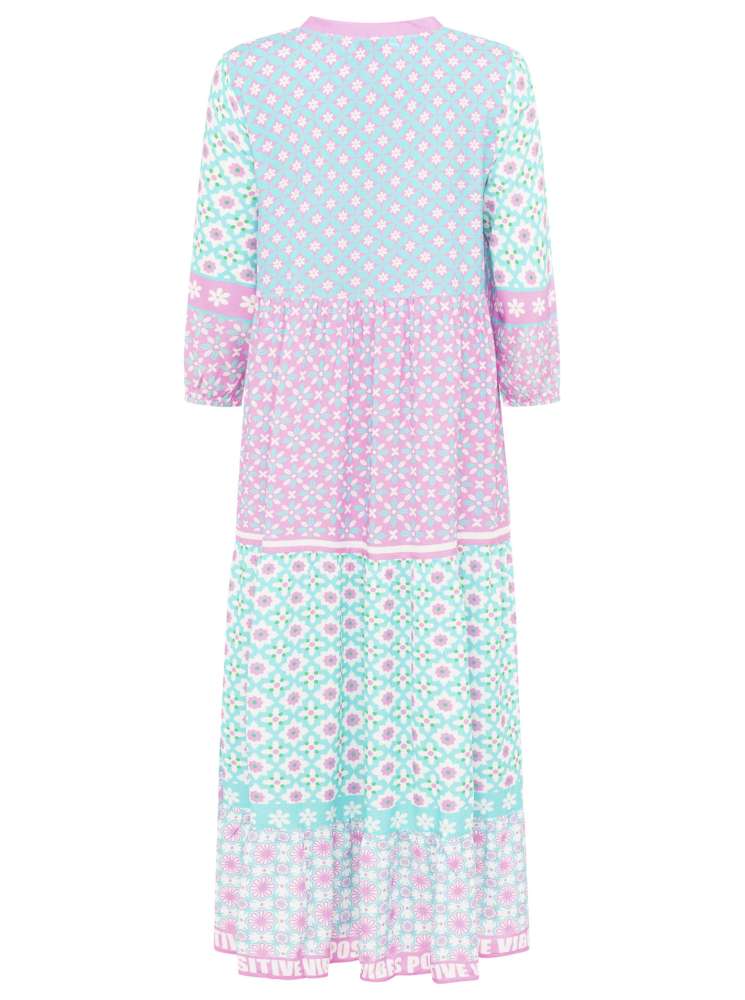 💕 Zwillingsherz Maxikleid "Positive Vibes" Mint