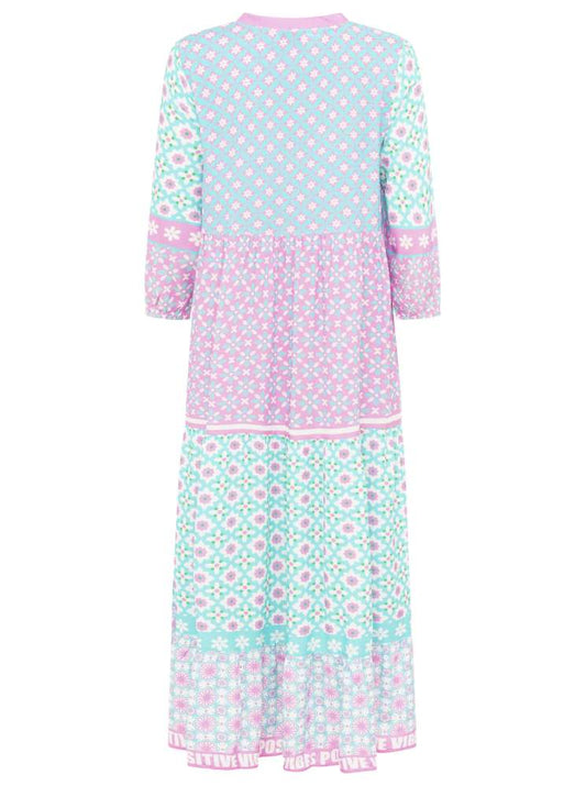 💕 Zwillingsherz Maxikleid "Positive Vibes" Mint