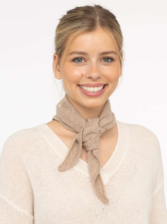 💕 Zwillingsherz Halstuch "100 % Kaschmir" Beige