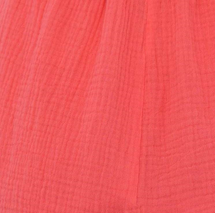 💕 Zwillingsherz Bluse "Caren" Musselin 100 % Baumwolle Orange