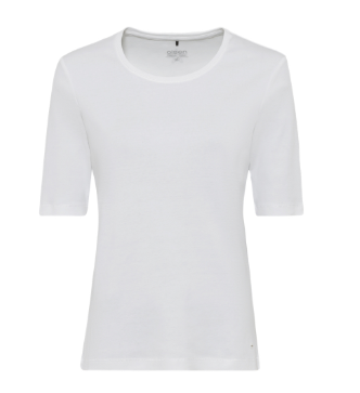Olsen Shirt Edda Kurzarm Weiß 11100577