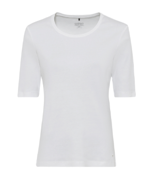 Olsen Shirt Edda Kurzarm Weiß 11100177