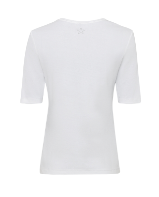 Olsen Shirt Edda Kurzarm Weiß 11100177