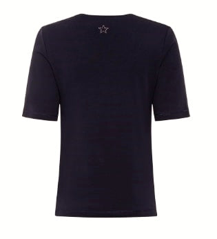 Olsen Shirt Edda Kurzarm Schwarz 11100557
