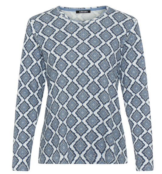 Olsen Shirt Edda Langarm 11104659 Off White