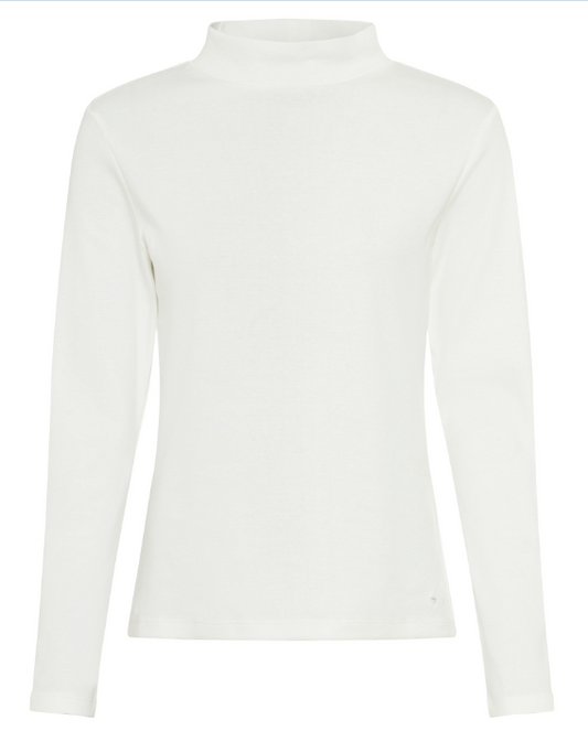 Olsen Shirt Stehkragen Edda Langarm 11104708 Off White