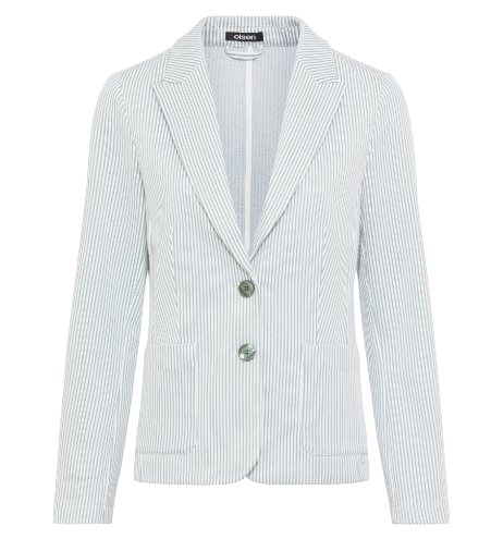 Olsen Blazer Streifen 15001434 Jungle Khaki