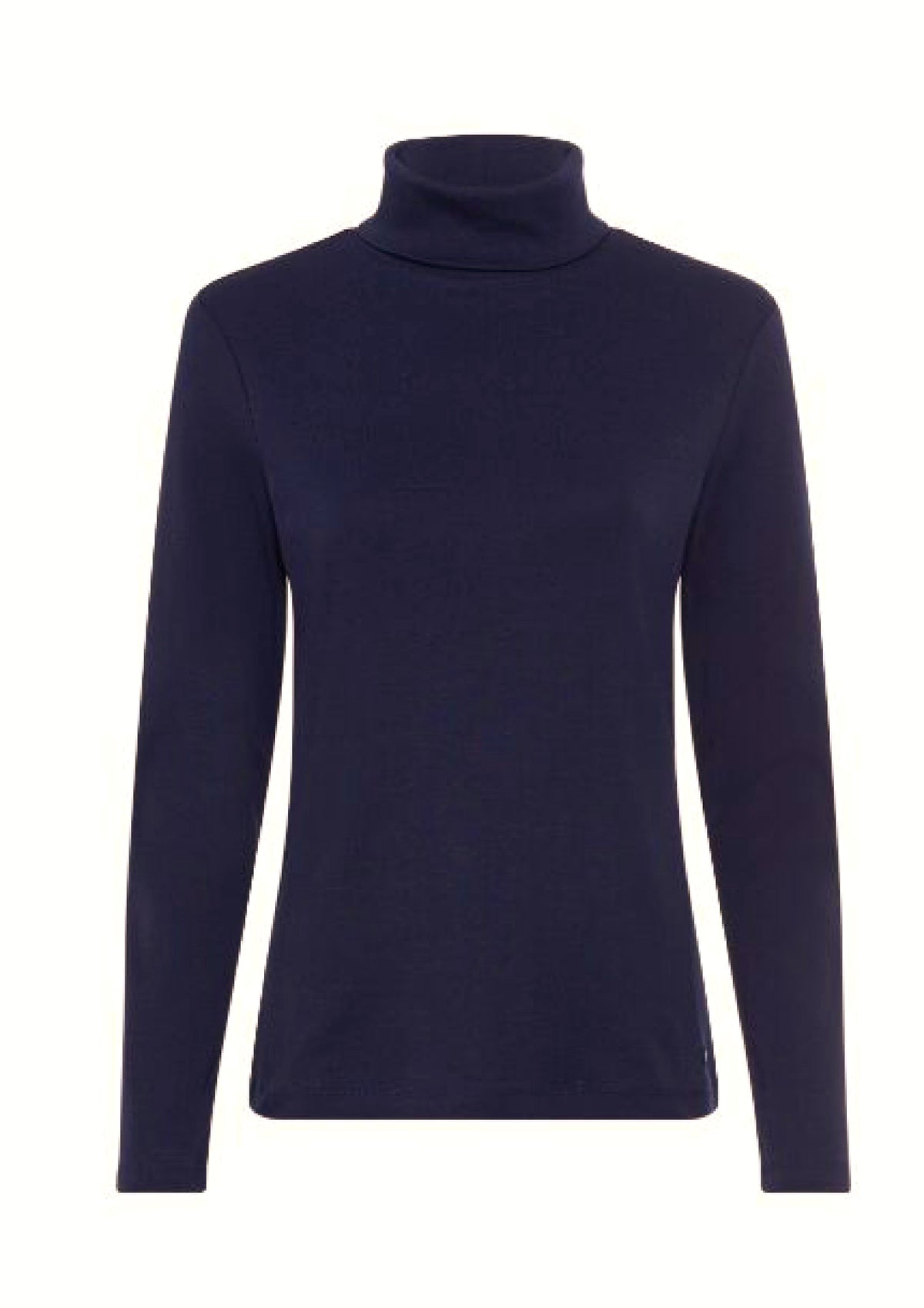Olsen Shirt Rollkragen Langarm 11104429 Schwarz