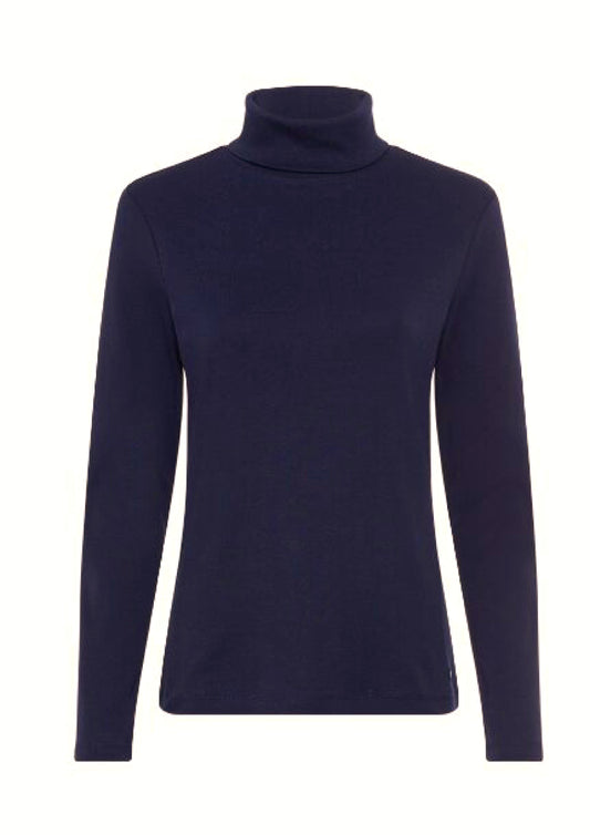 Olsen Shirt Rollkragen Langarm 11104429 Schwarz