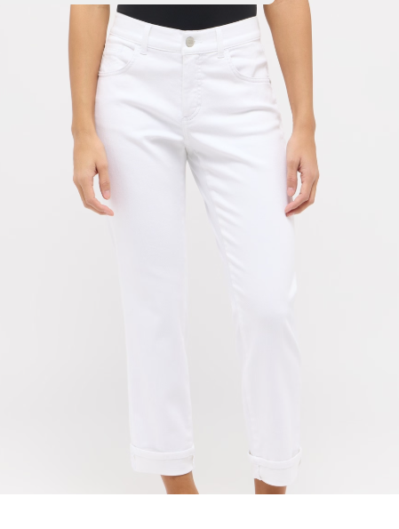 Angels Jeans Darleen Cropped TU Weiß 30" Normallänge