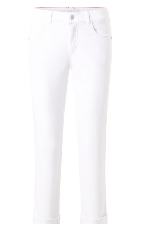 Angels Jeans Darleen Cropped TU Weiß 30" Normallänge