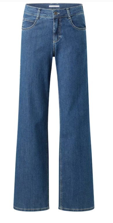 Angels Jeans Liz mit Streifen Mid Blue 30" Normallänge