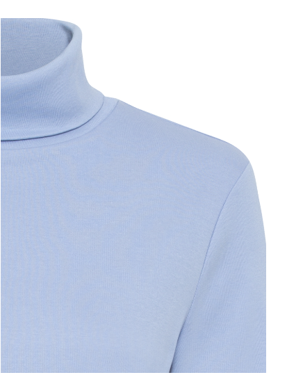 Olsen Shirt Rollkragen Langarm 11104429 Crystal Blue