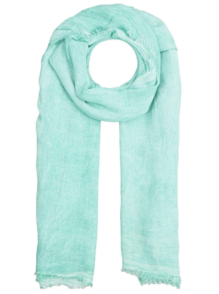 💕 Zwillingsherz Schal Tuch "Laura" Mint Bambus nachhaltig