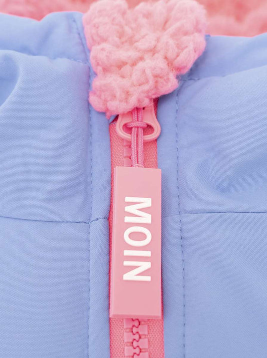 💕 Zwillingsherz Oversize "Windjacke" Windmantel Mittelblau