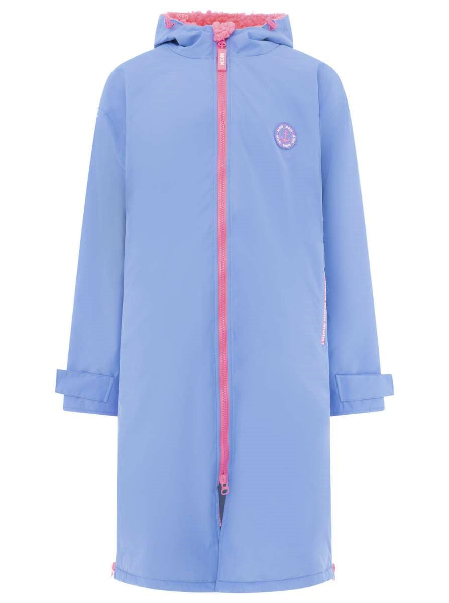 💕 Zwillingsherz Oversize "Windjacke" Windmantel Mittelblau