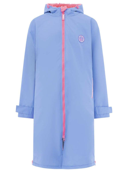 💕 Zwillingsherz Oversize "Windjacke" Windmantel Mittelblau