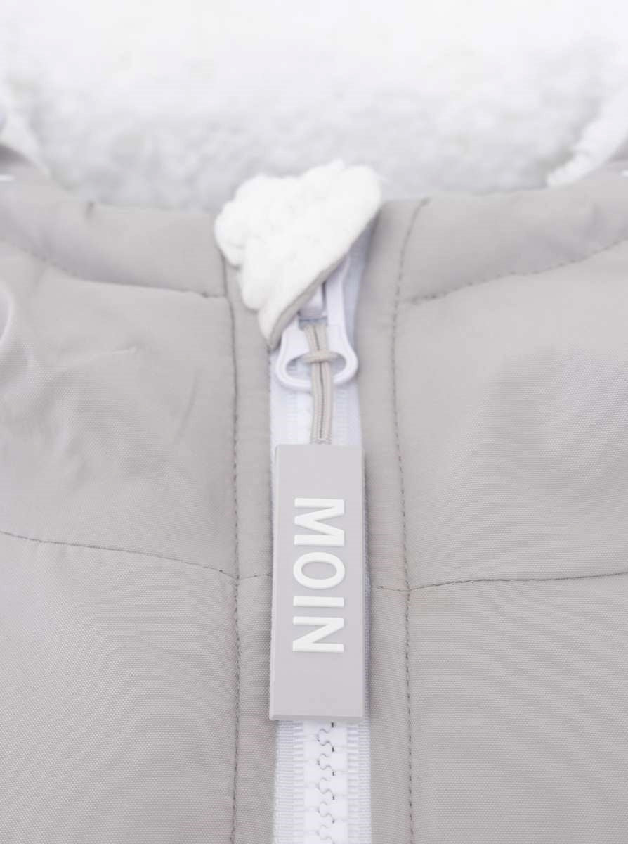 💕 Zwillingsherz Oversize "Windjacke" Windmantel Hellgrau