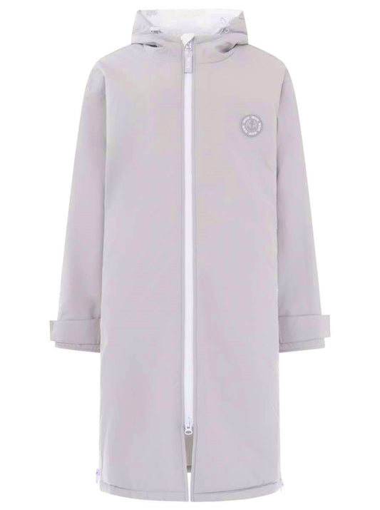 💕 Zwillingsherz Oversize "Windjacke" Windmantel Hellgrau