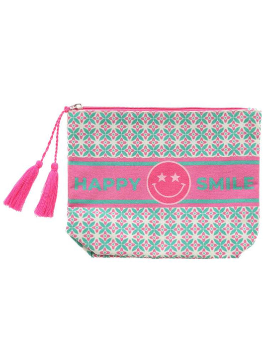 💕 Zwillingsherz Tasche Kosmetiktasche "Indra" Pouch Beige