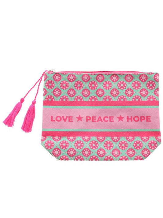 💕 Zwillingsherz Tasche Kosmetiktasche "Kara" Pouch Pink