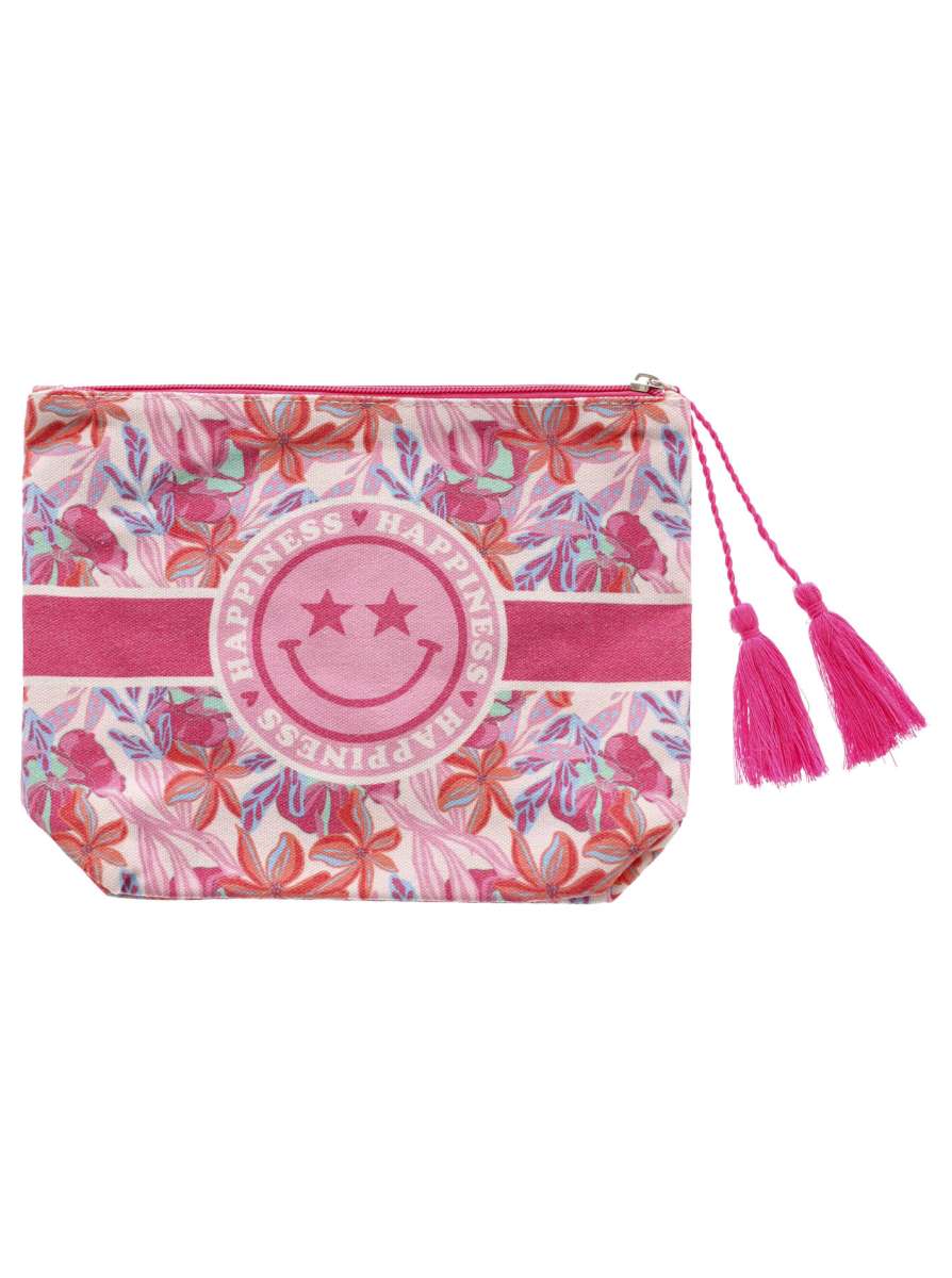 💕 Zwillingsherz Tasche Kosmetiktasche "Happiness" Pouch Pink