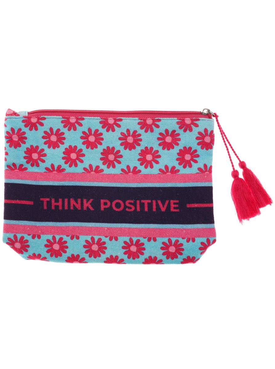 💕 Zwillingsherz Tasche Kosmetiktasche "Debora" Pouch Blau