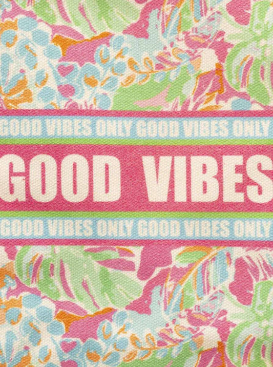 💕 Zwillingsherz Kosmetiktasche "Good Vibes" Pouch