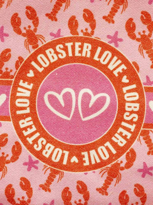 💕 Zwillingsherz Kosmetiktasche "Lobster" Pouch Pink