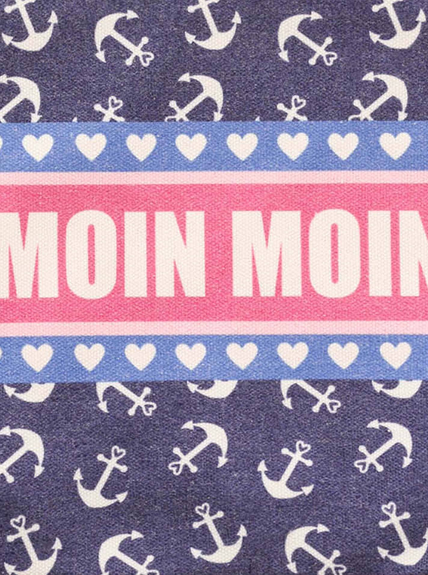 💕 Zwillingsherz Kosmetiktasche "Moin Moin" Pouch Marine