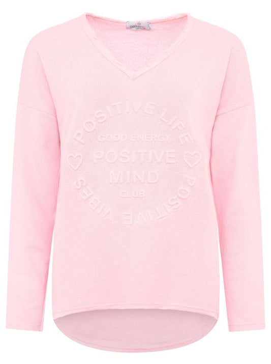 💕 Zwillingsherz Pullover Pulli "Elisabeth" Baumwolle Rosa