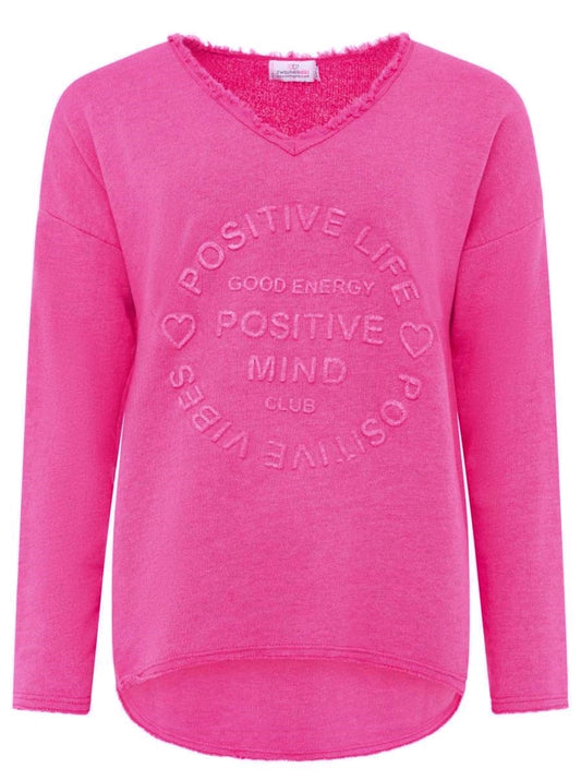 💕 Zwillingsherz Pullover Pulli "Elisabeth" Baumwolle Pink