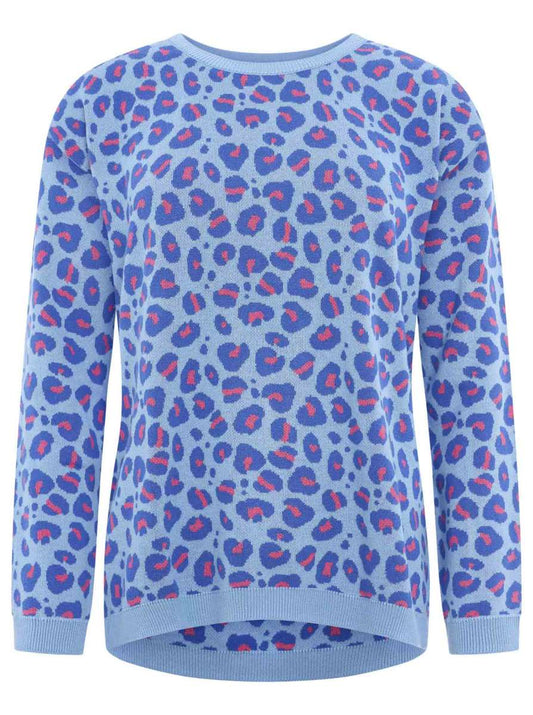 💕 Zwillingsherz Pullover Pulli "Leo" 100 % Baumwolle Blau