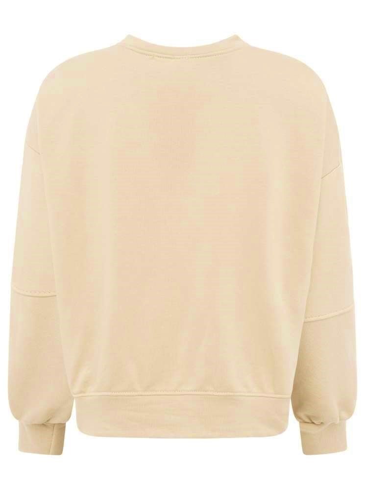 💕 Zwillingsherz Sweatshirt "La Dolce Vita" Sweater Beige