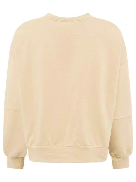 💕 Zwillingsherz Sweatshirt "La Dolce Vita" Sweater Beige